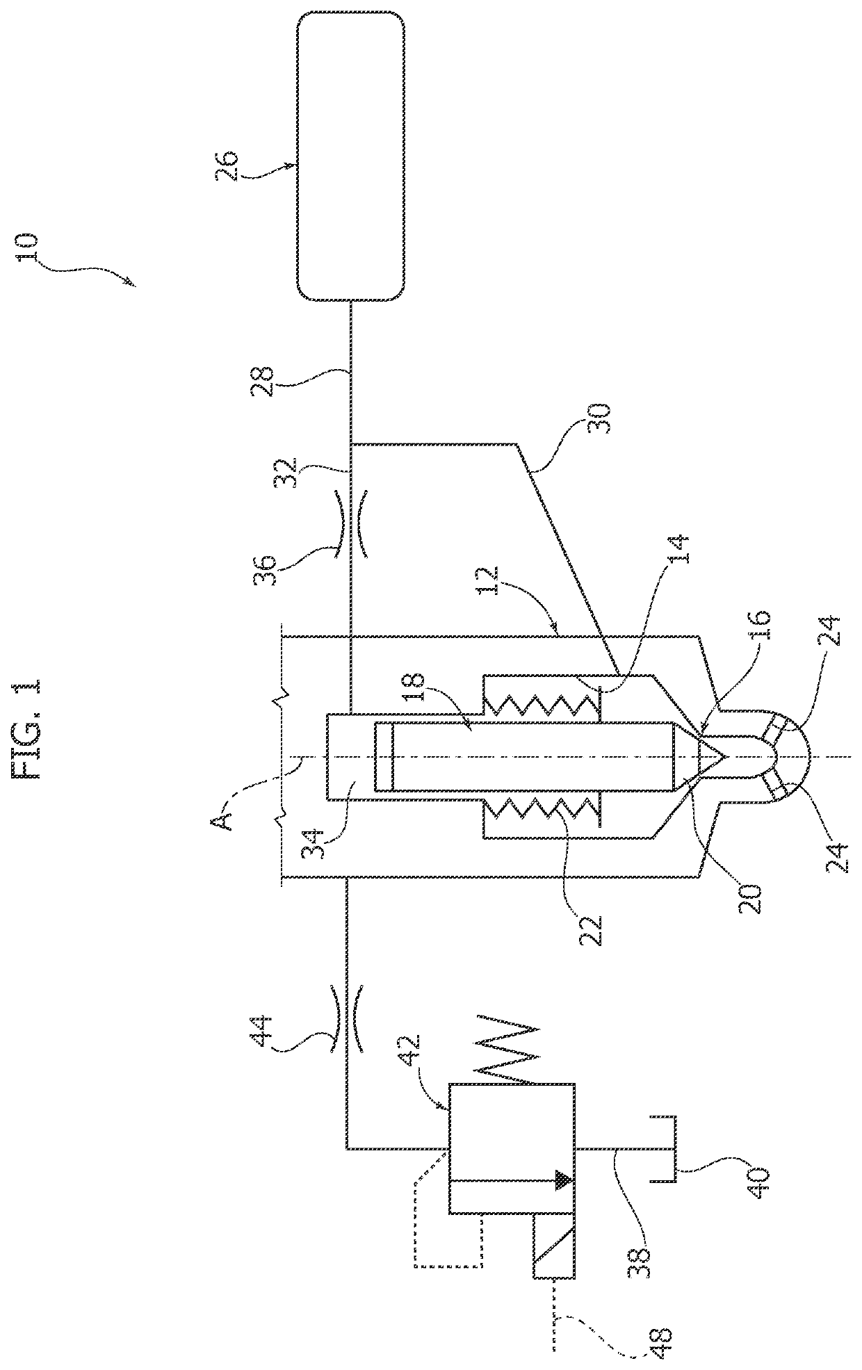 A method for monitoring a common-rail injector for large diesel and dual-fuel engines and injector configured to implement this method