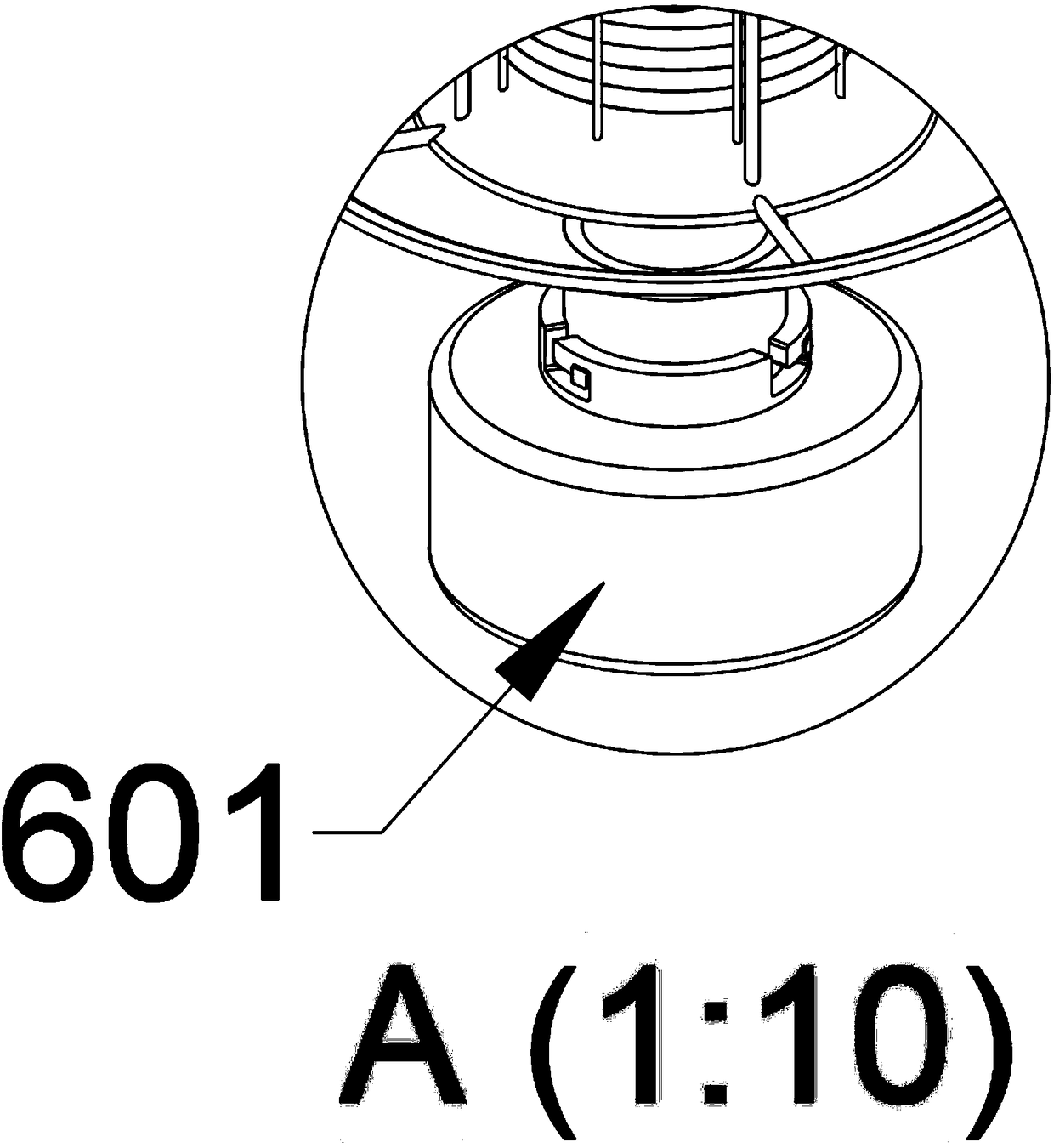 Movable multi-angle insect-killing lamp for forest pest control