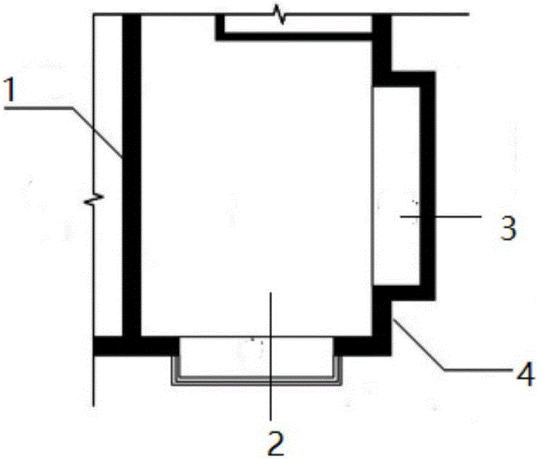 Design method for convex niche of residential building