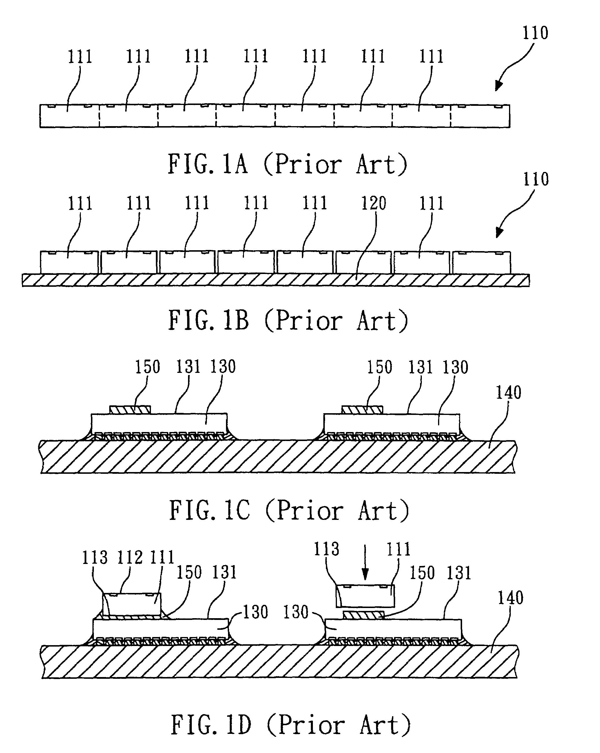 Method for wafer level stack die placement