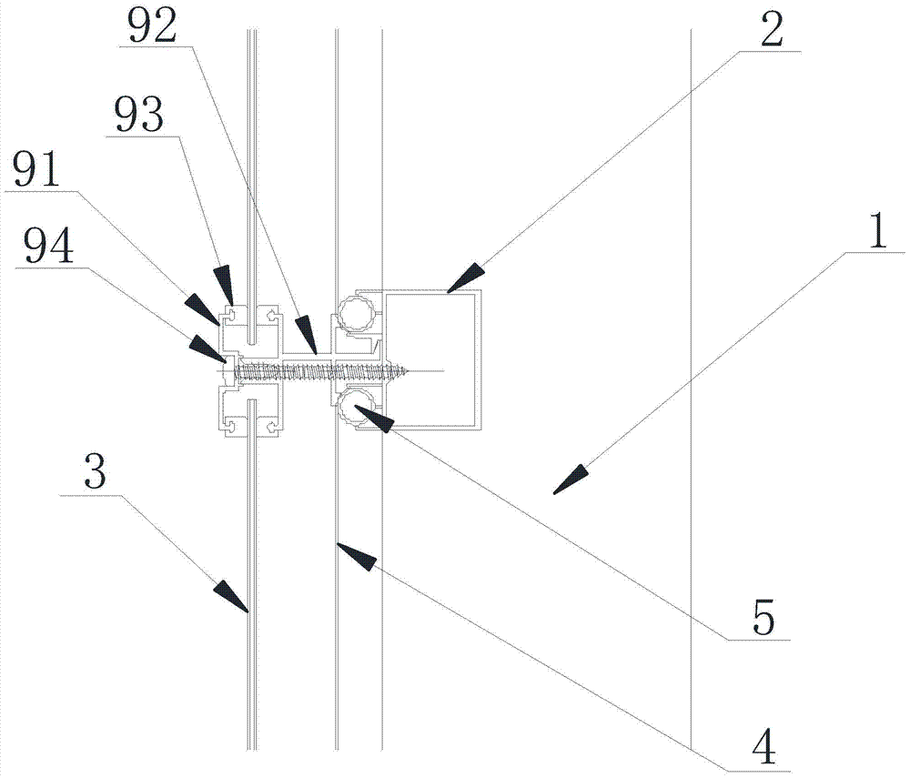 Curtain walls with solar air and hot water collectors