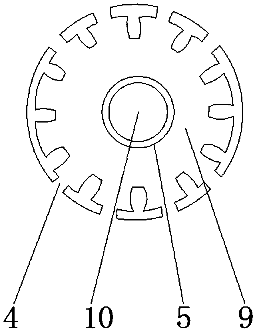 Integrated flushing drainage tube special for sternal infection wound