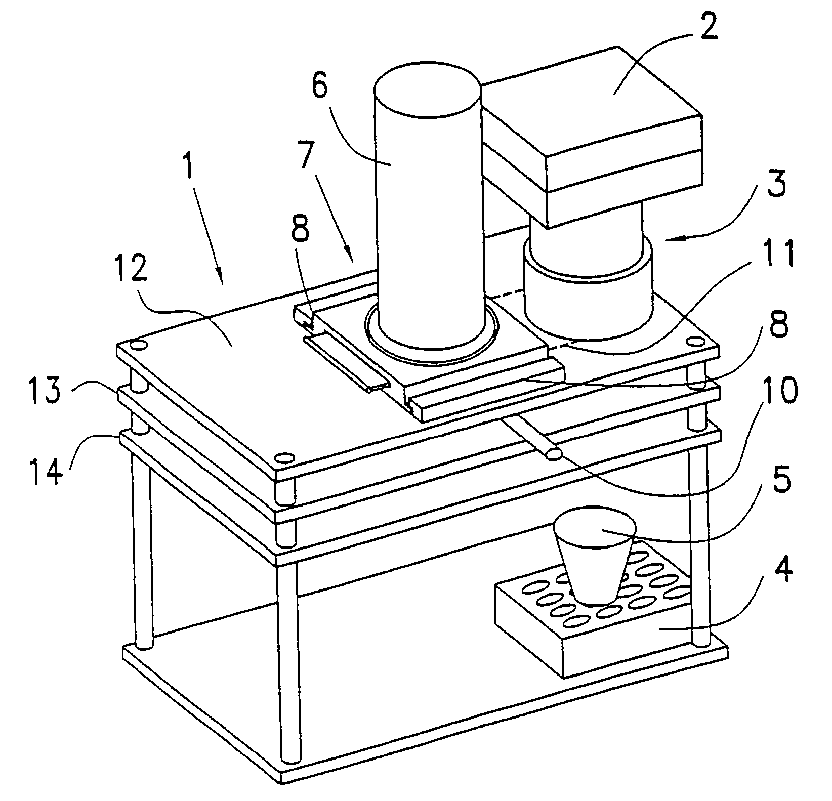 System for transferring individual coffee packages from a container to the extraction chamber of a machine for making espresso coffee