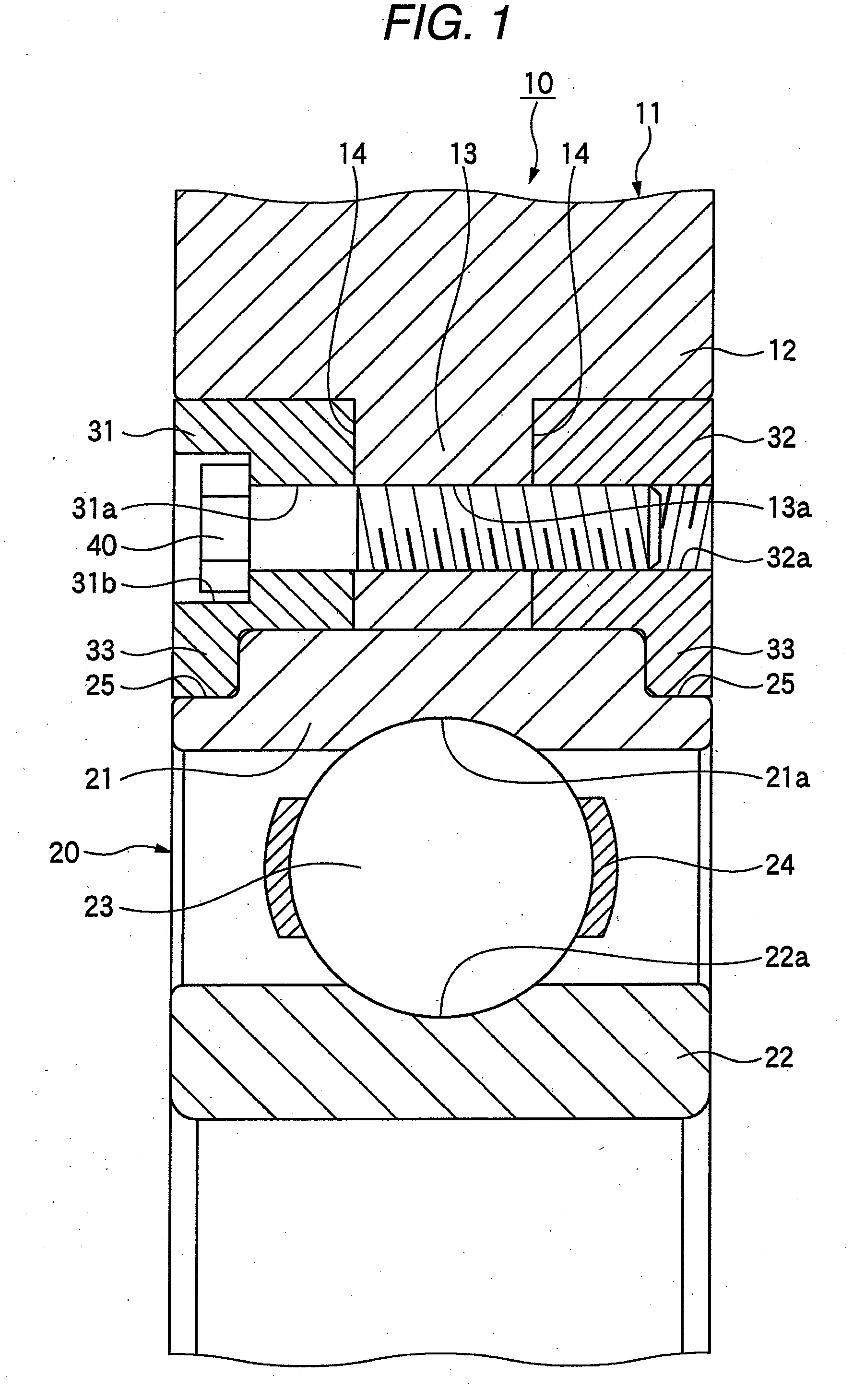 Bearing fixing device and bearing unit