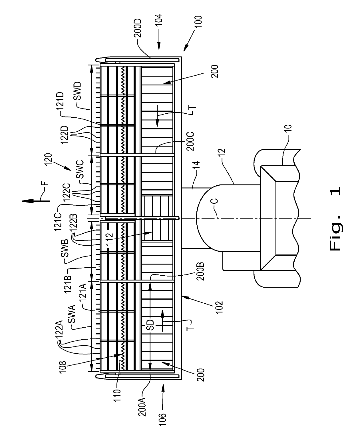 Agricultural header with constant reel to cutter relationship