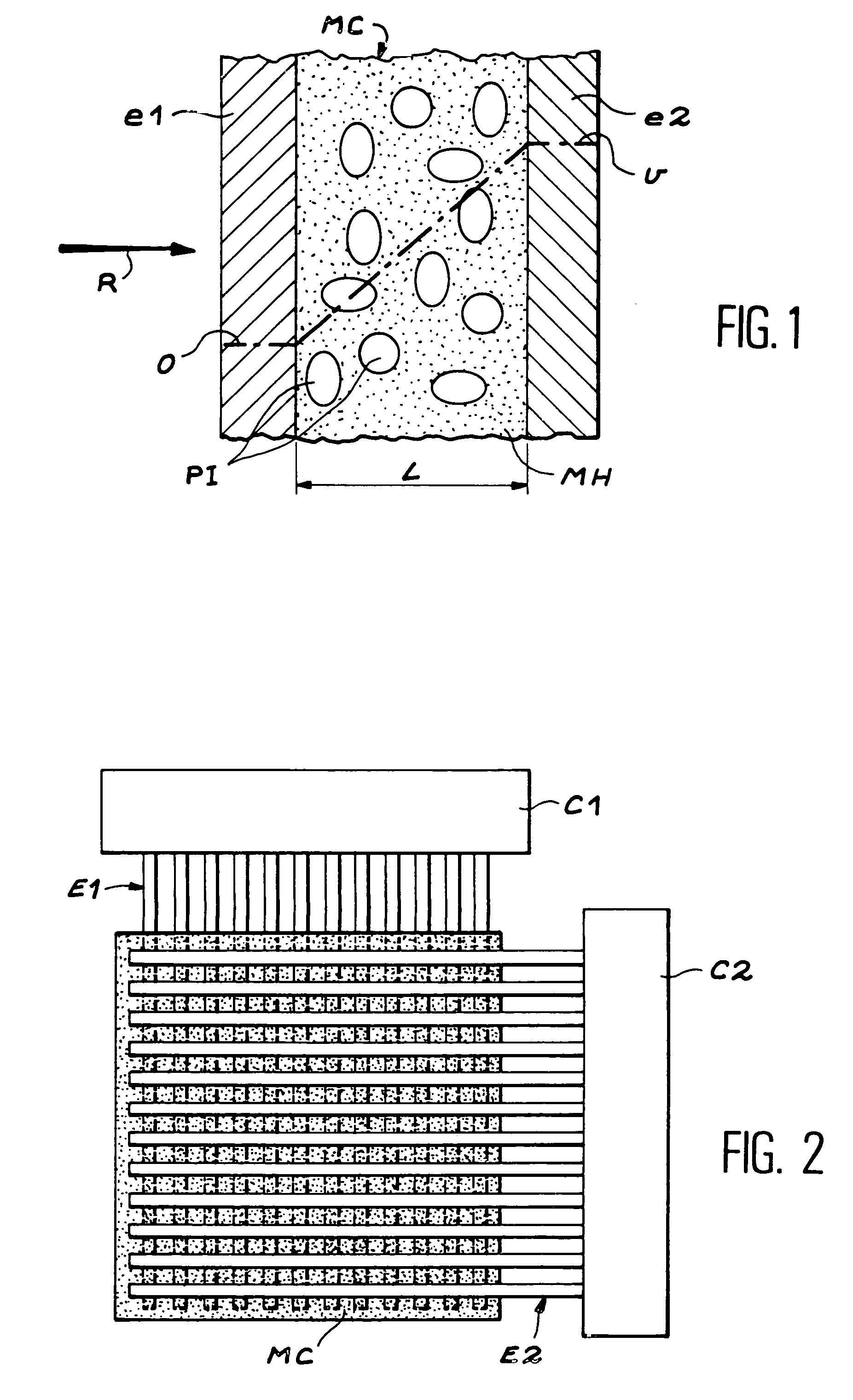 Radiation detector using a composite material and method for making same