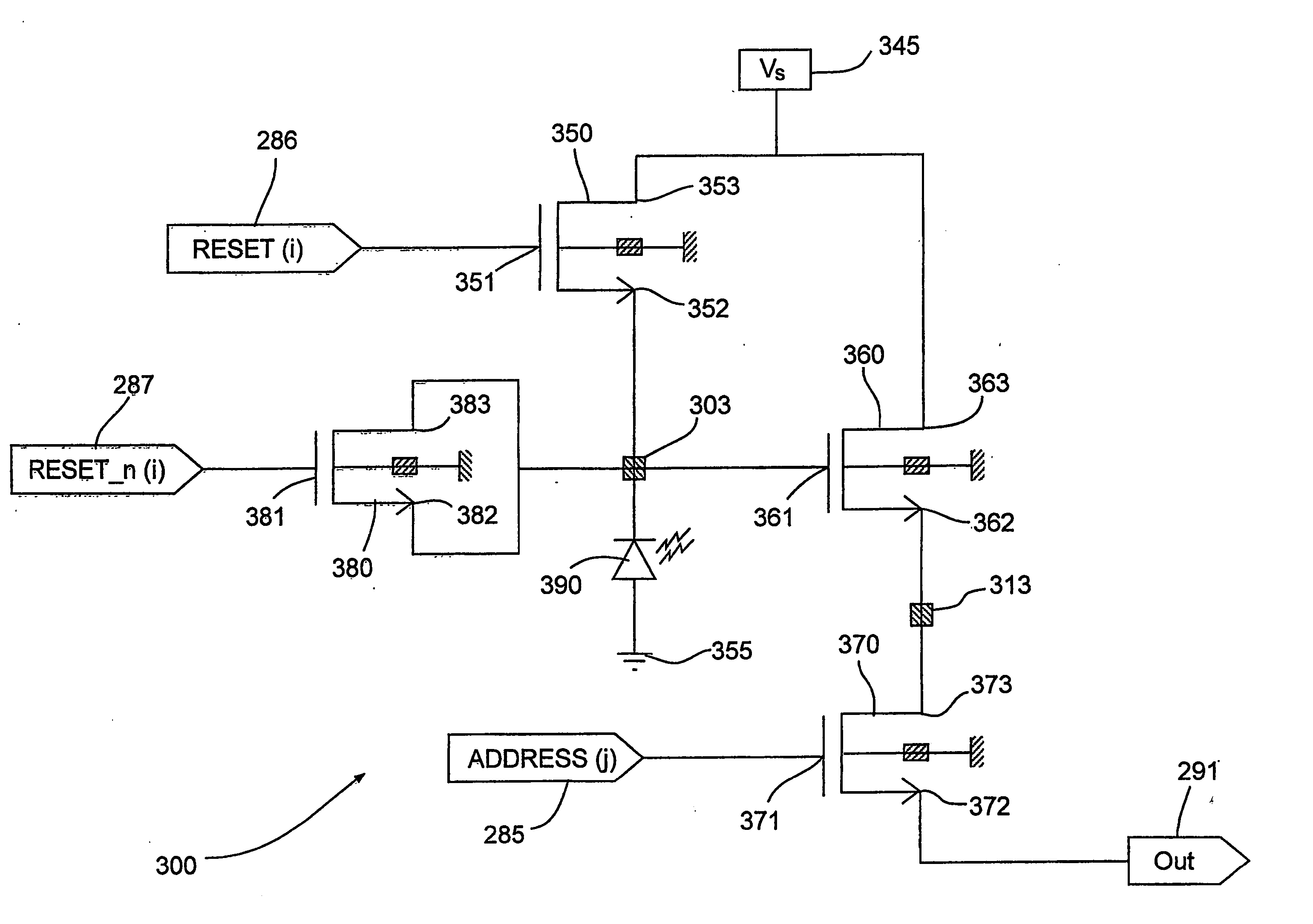 Pixel sensor with charge evacuation element and systems and methods for using such