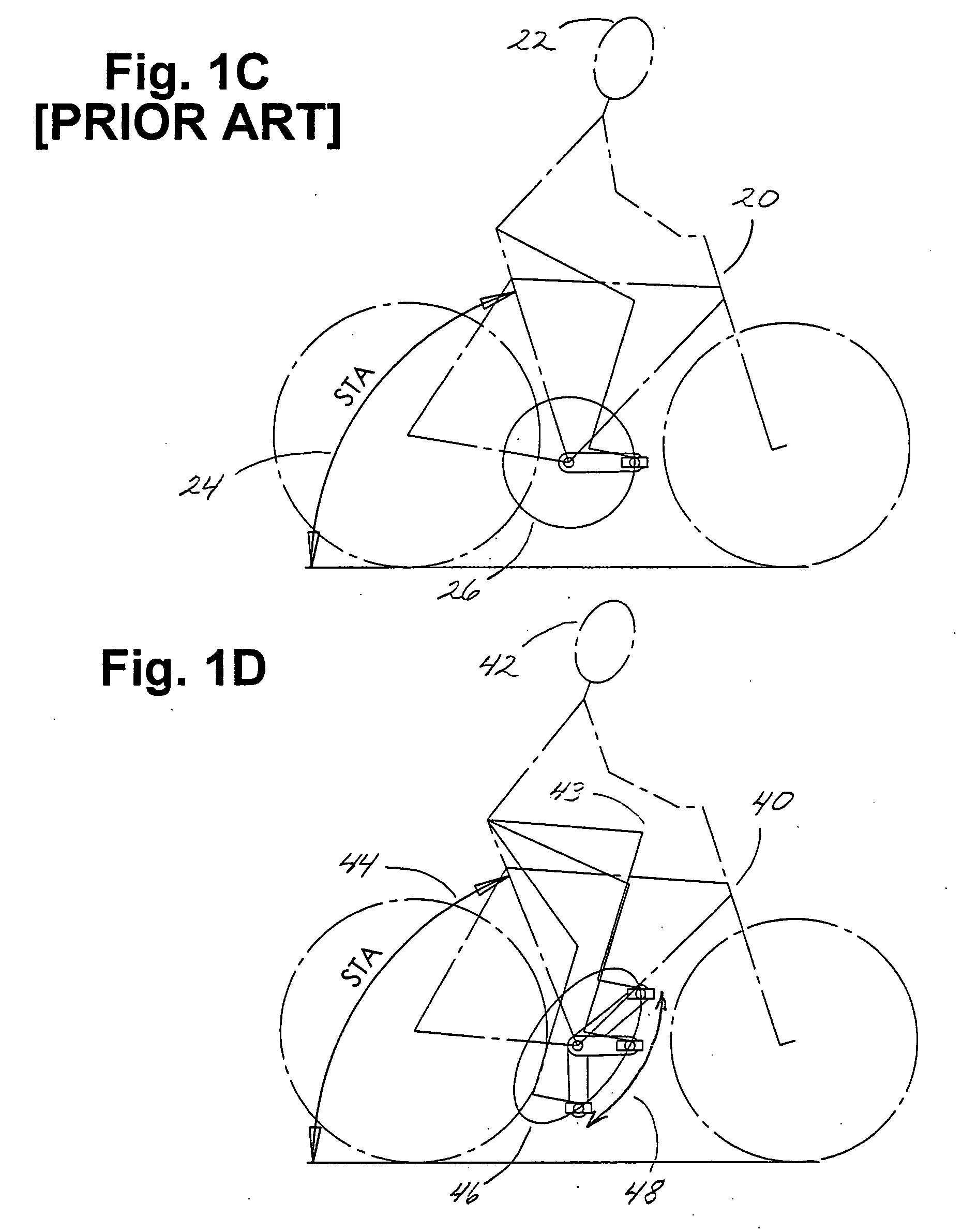 Bicycle having frame geometry, elliptical pedaling path, and seat configuration to increase efficiency and comfort