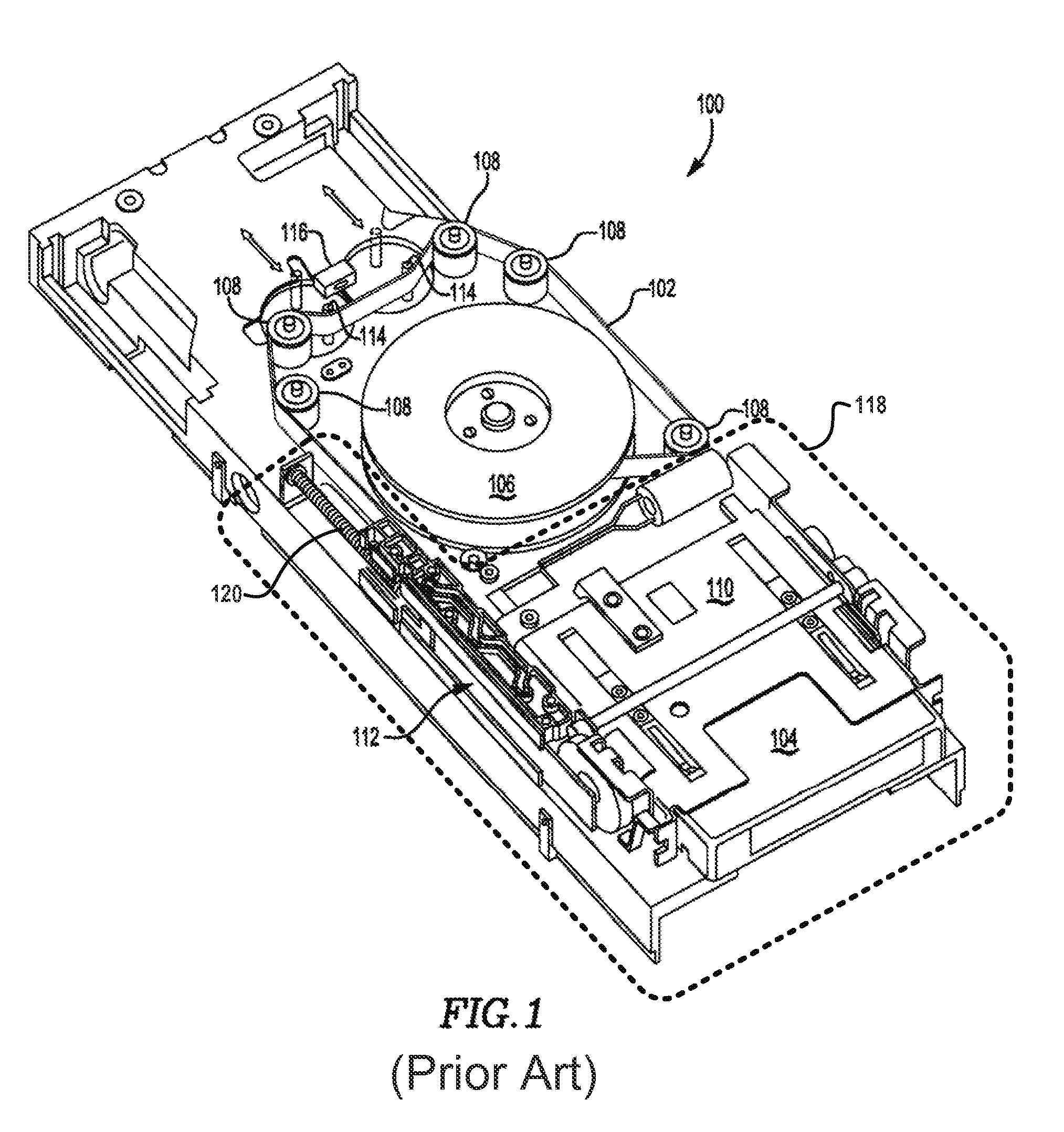 Buckling mechanism for a tape drive loader