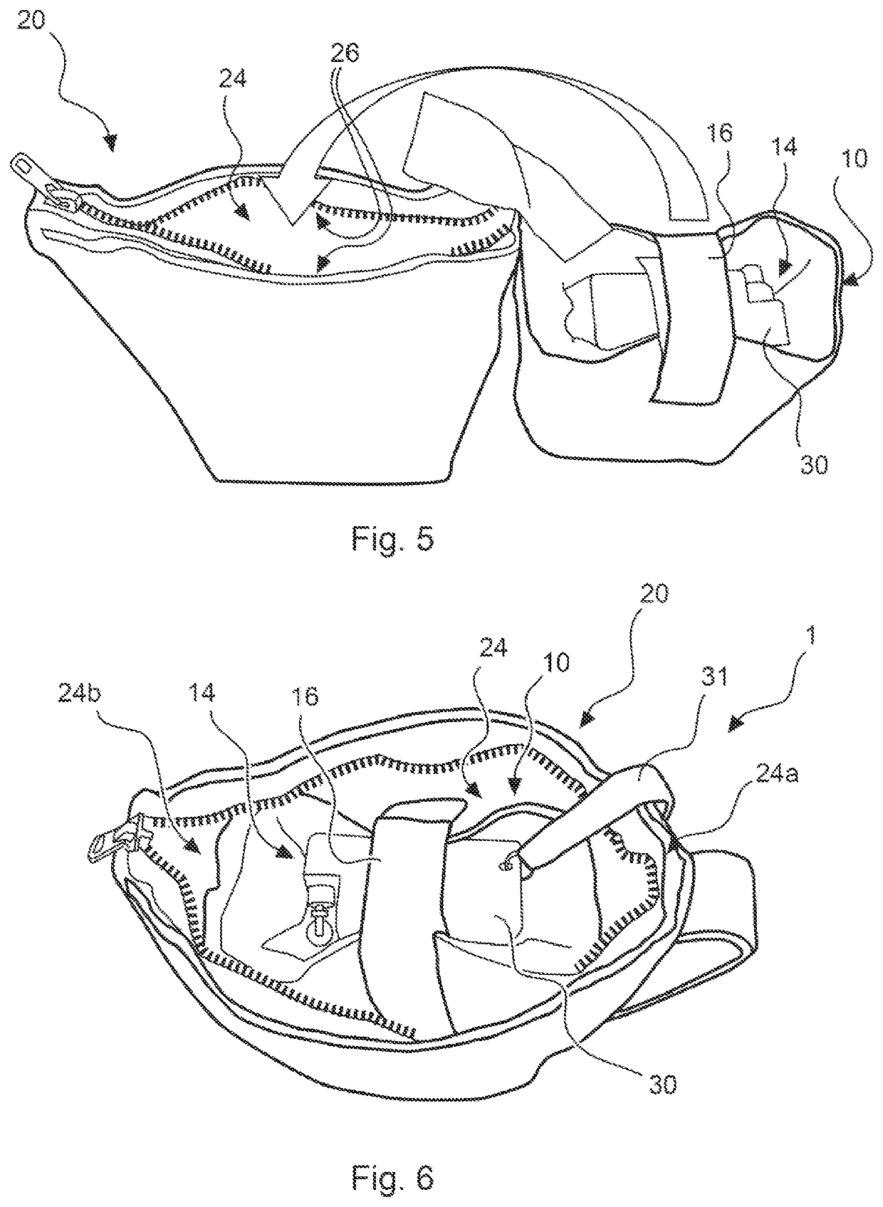 Storage System Having Two Pouches
