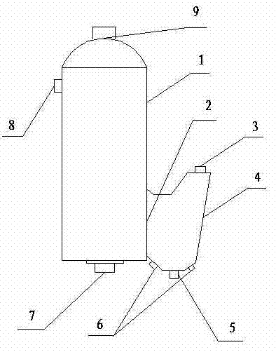 Device and process for making gas and reducing iron through coal derived fusion melting bed