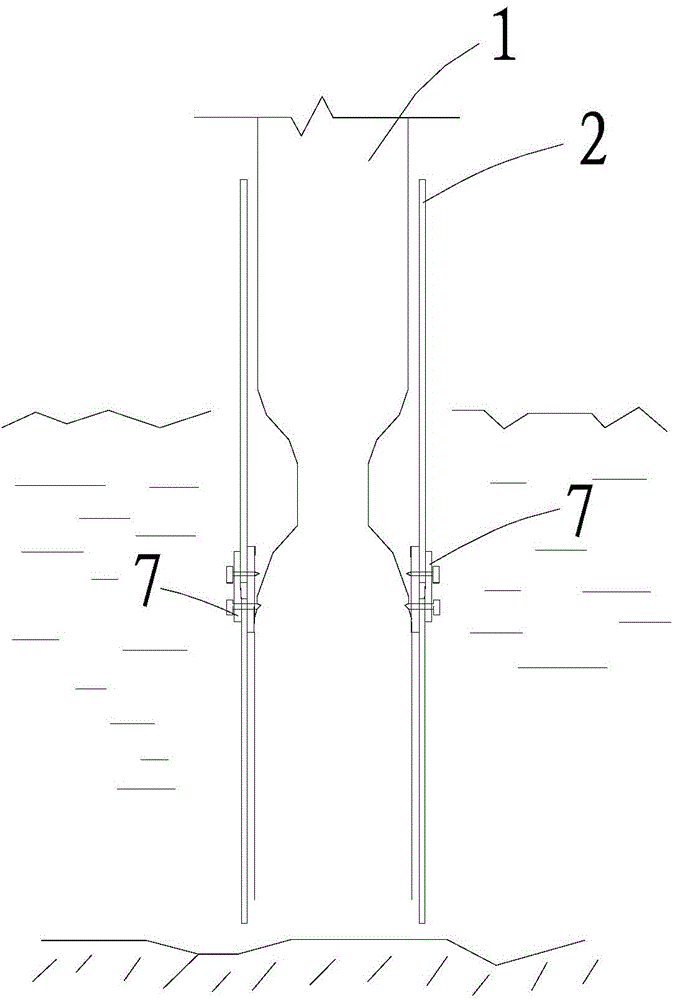 Reinforcing and protection system and repair method of hydraulic pile