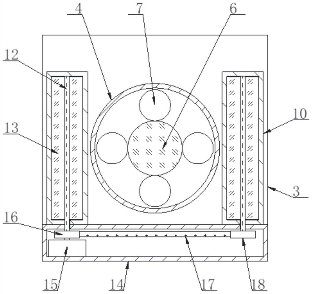 Efficient fertilizing device and material mixing, charging, fertilizing and push-pull mechanism thereof