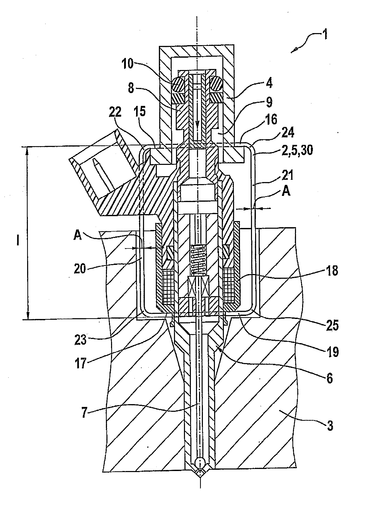 Fuel injection system having a fuel-carrying component, a fuel injector and a connecting device