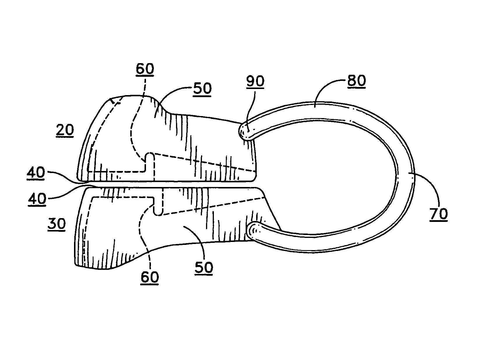 Anterior sextant dental bite tray apparatus