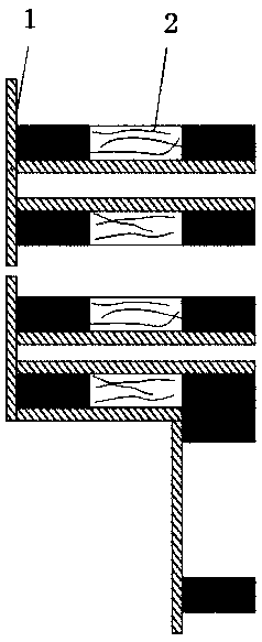 Installation and positioning construction method of buried rubber waterstop