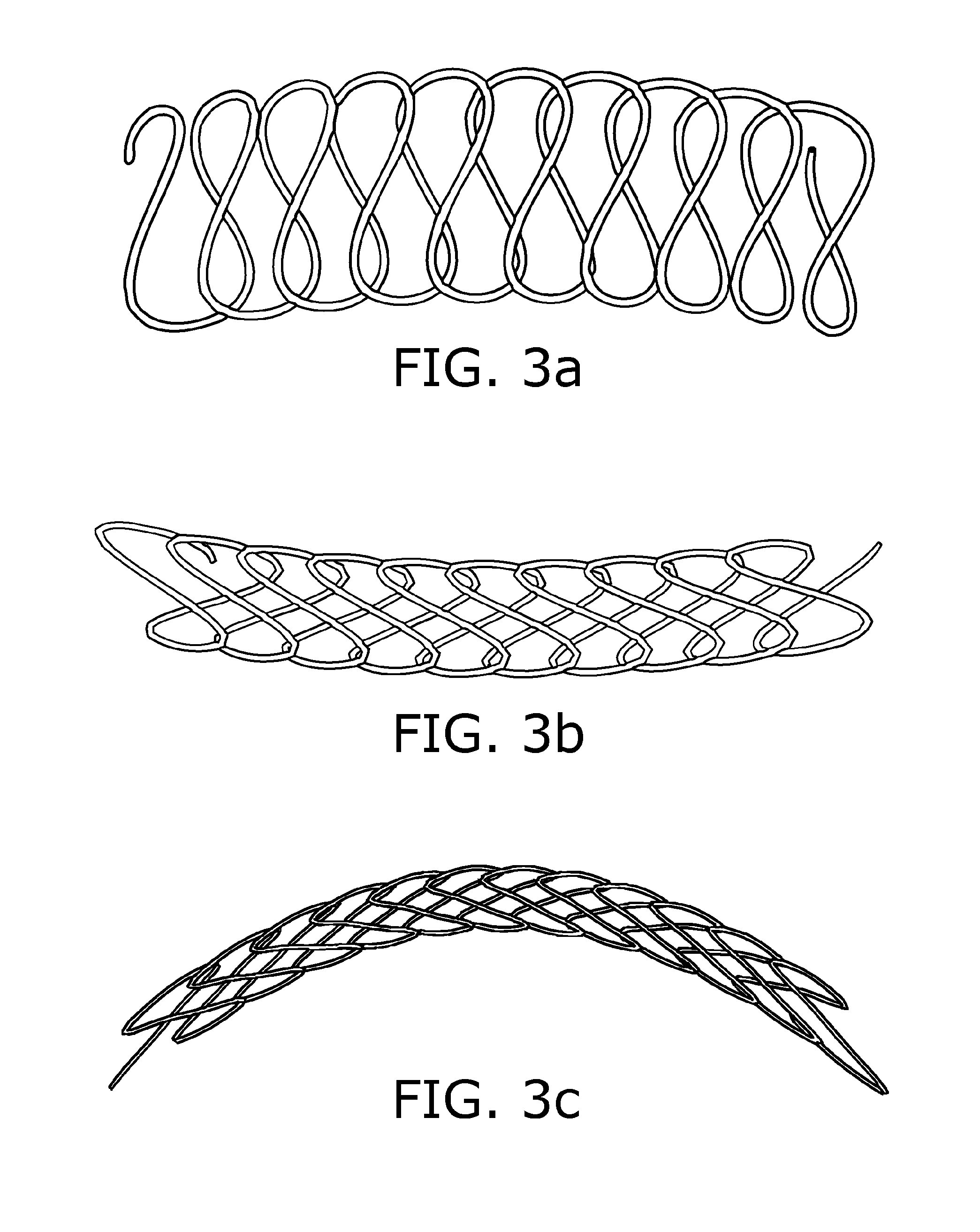 Coiled assembly for supporting the wall of a lumen