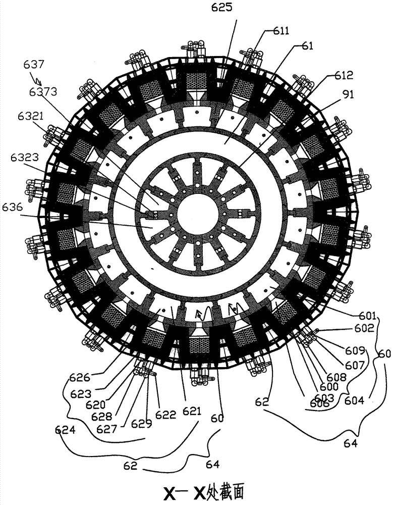 Internal combustion heating method of coal pyrolyzing furnace