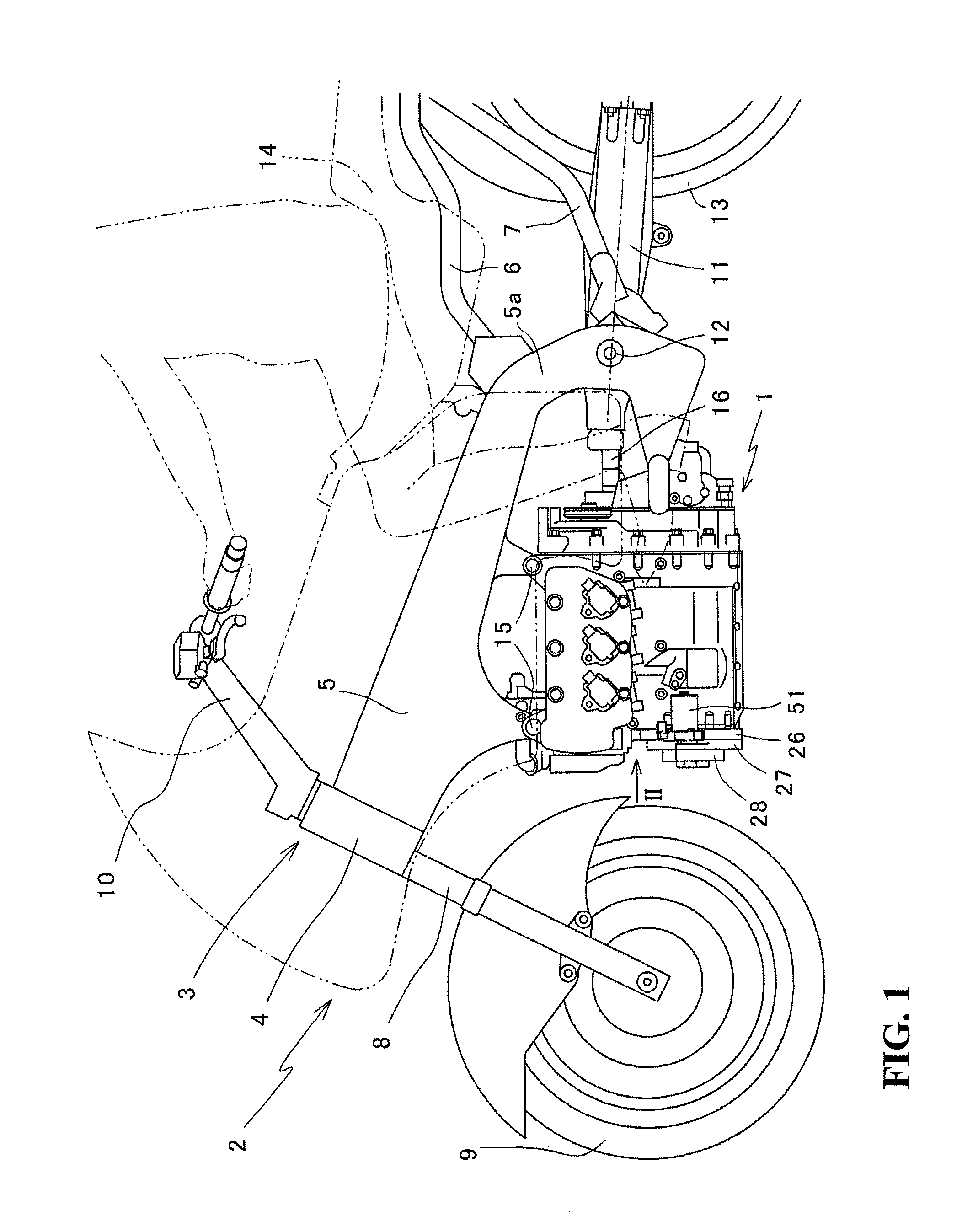 Variable speed drive for internal combustion engine