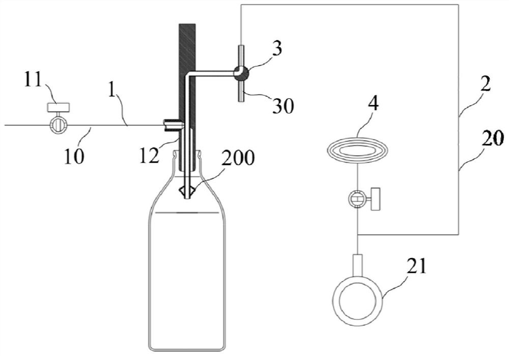 A non-contact liquid filling method for controlling liquid level