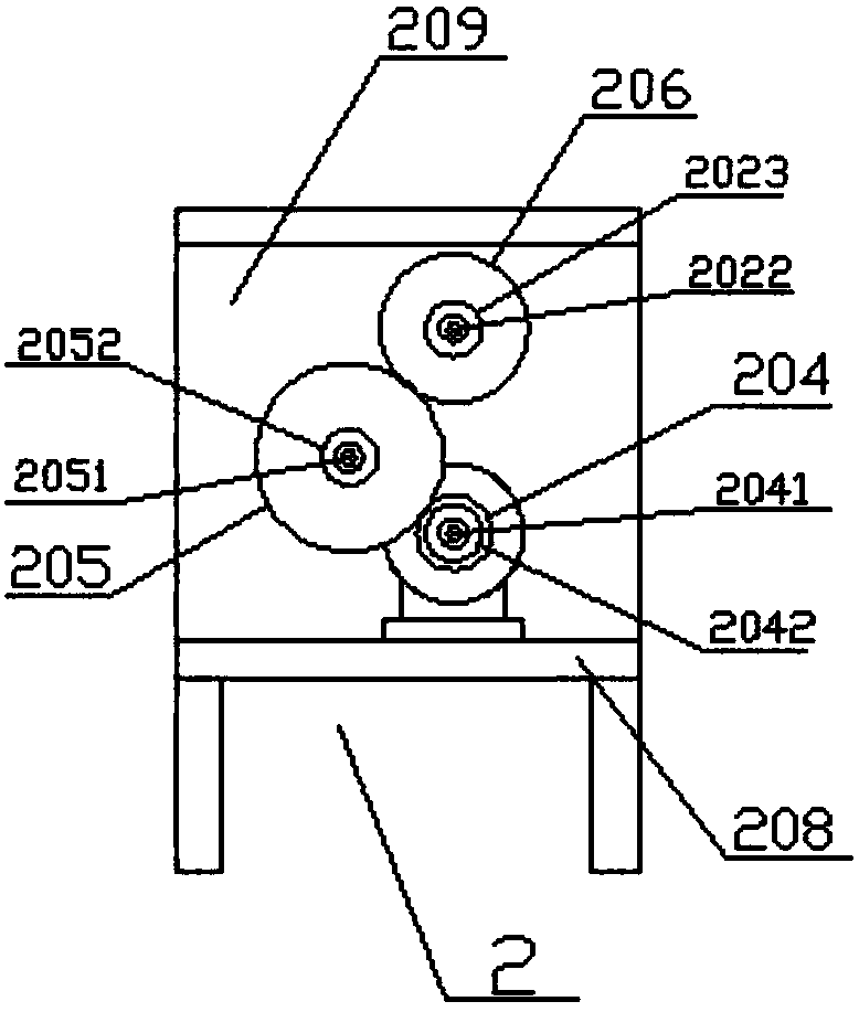 Edge cutting and edgings discharge device for embroidery machinery