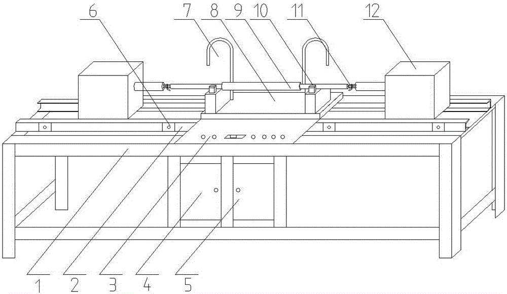 Double hook upending maintaining device and method