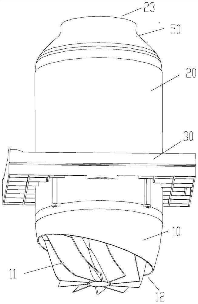 Air duct structure and air conditioner indoor unit with same