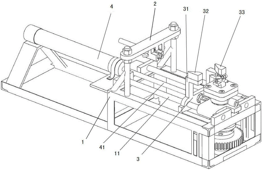 Rubber tube clamping device