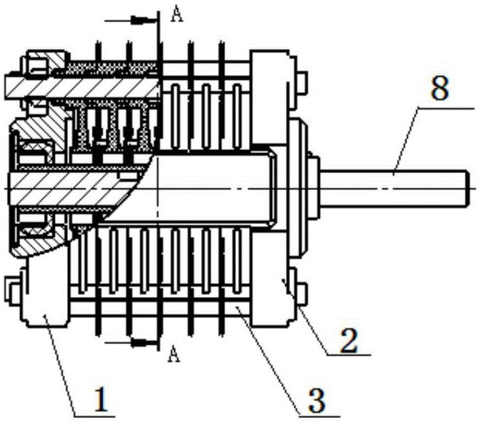 Auxiliary switch for power grid transformer