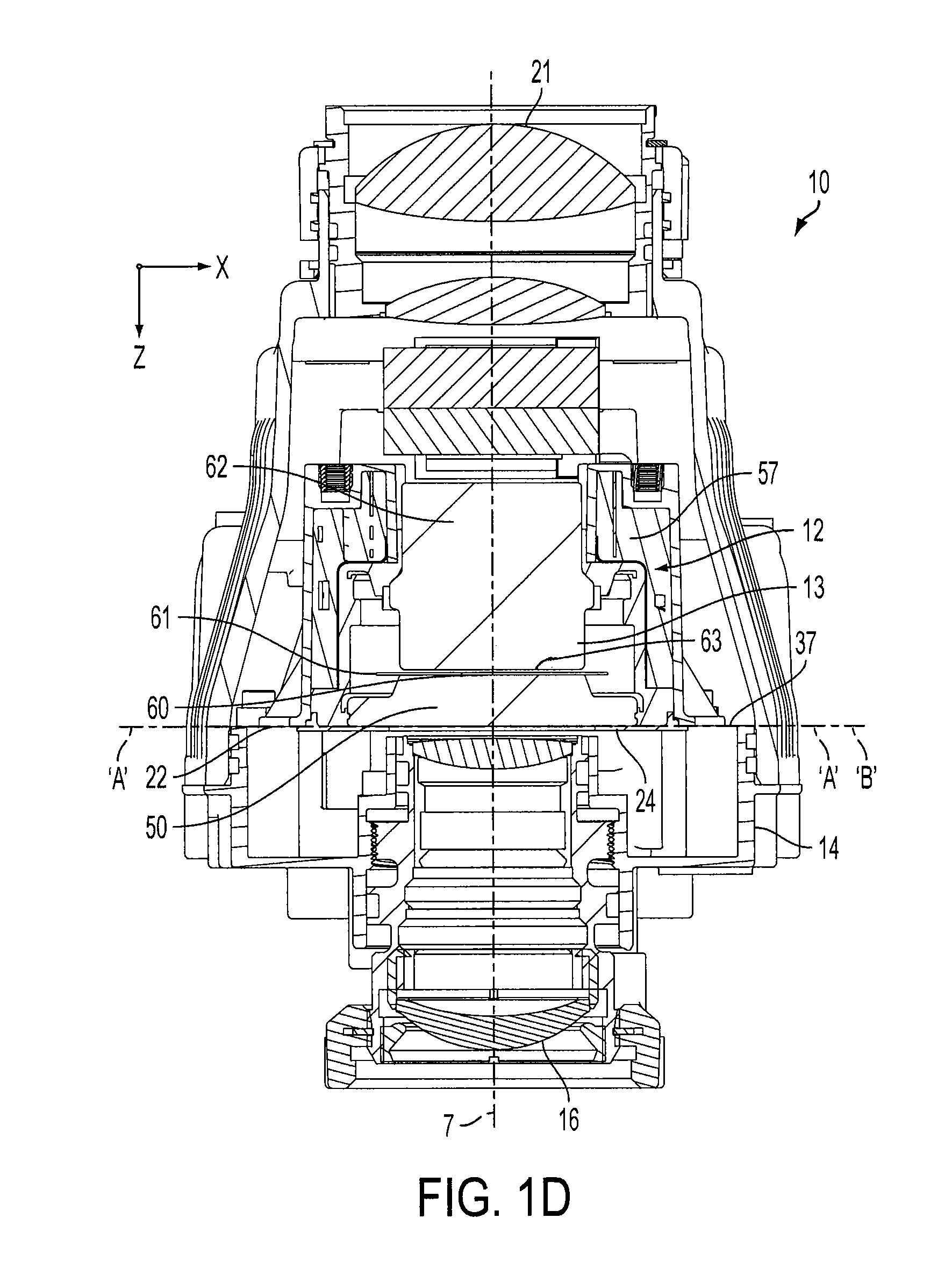 Housing mounted image intensifier tube