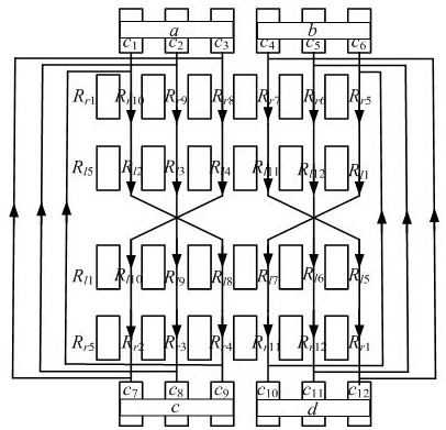 Slotless direct-current hybrid magnetic bearing