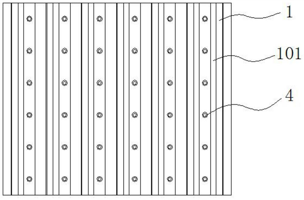 A steel sheet pile connecting wall