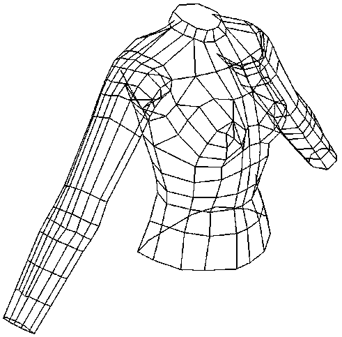 A method and system for quickly converting real clothing into three-dimensional virtual clothing