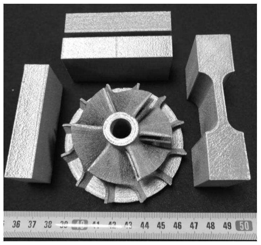 Additive manufacturing method for nano-particle reinforced titanium-based composite material based on electron beam selective melting