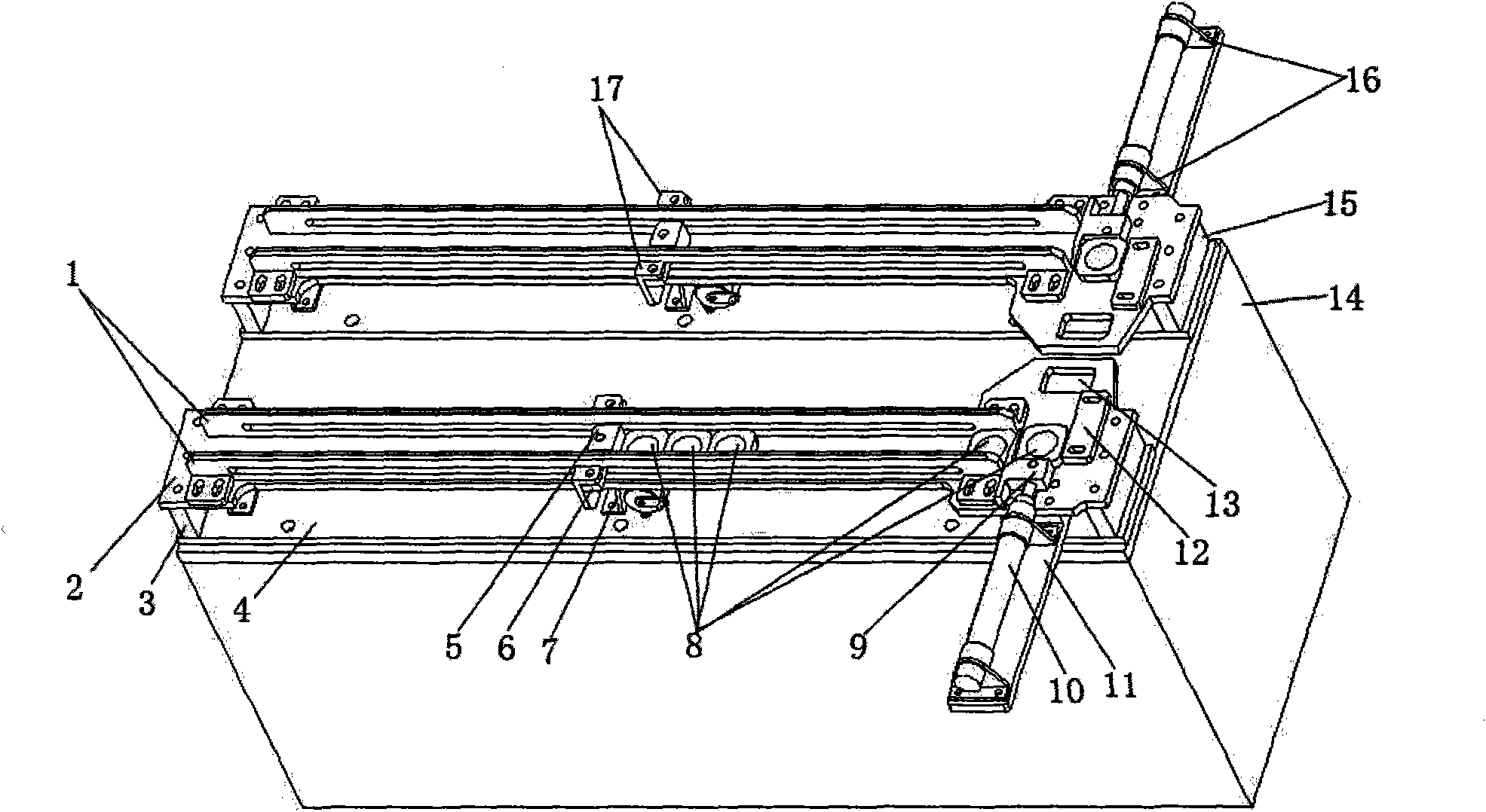 Stud flexible welding device and method