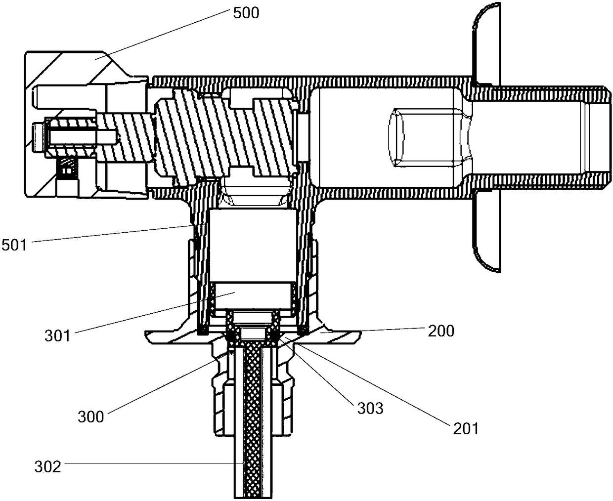 Washing machine faucet assembly