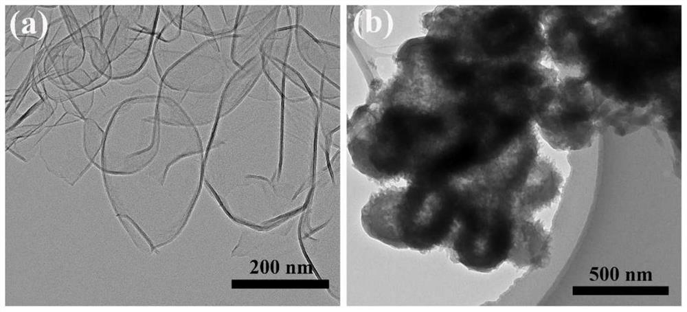 Three-dimensional hollow hybrid structure of polyaniline/graphene capsule and its preparation method and application