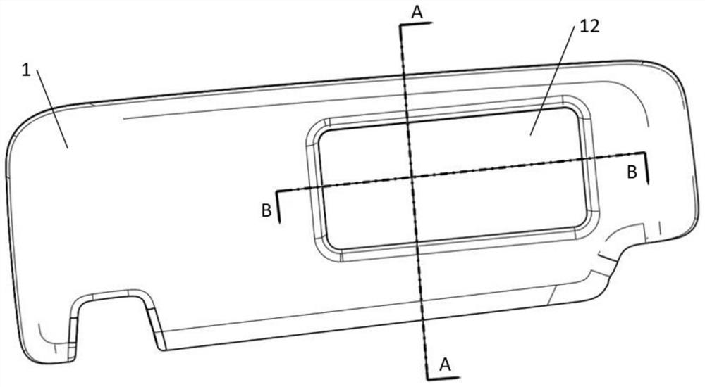 Sun visor for vehicle and vehicle including the sun visor for vehicle
