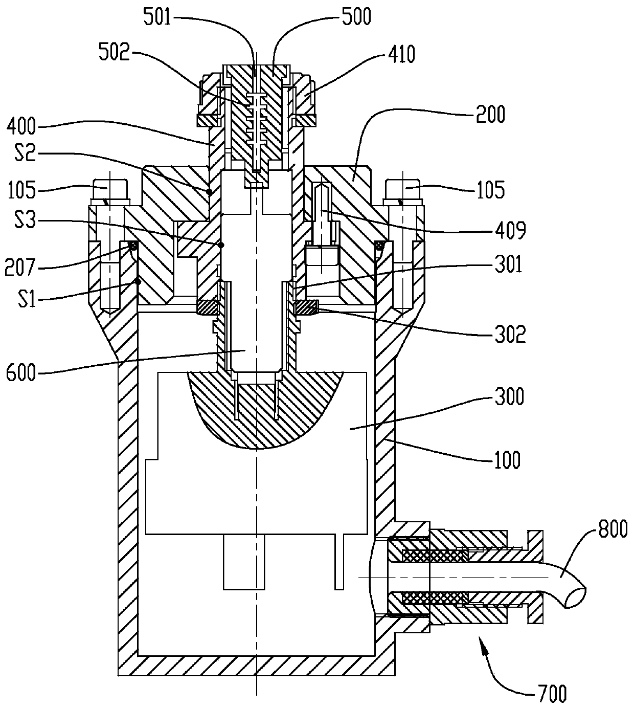 Explosion-proof starting switch