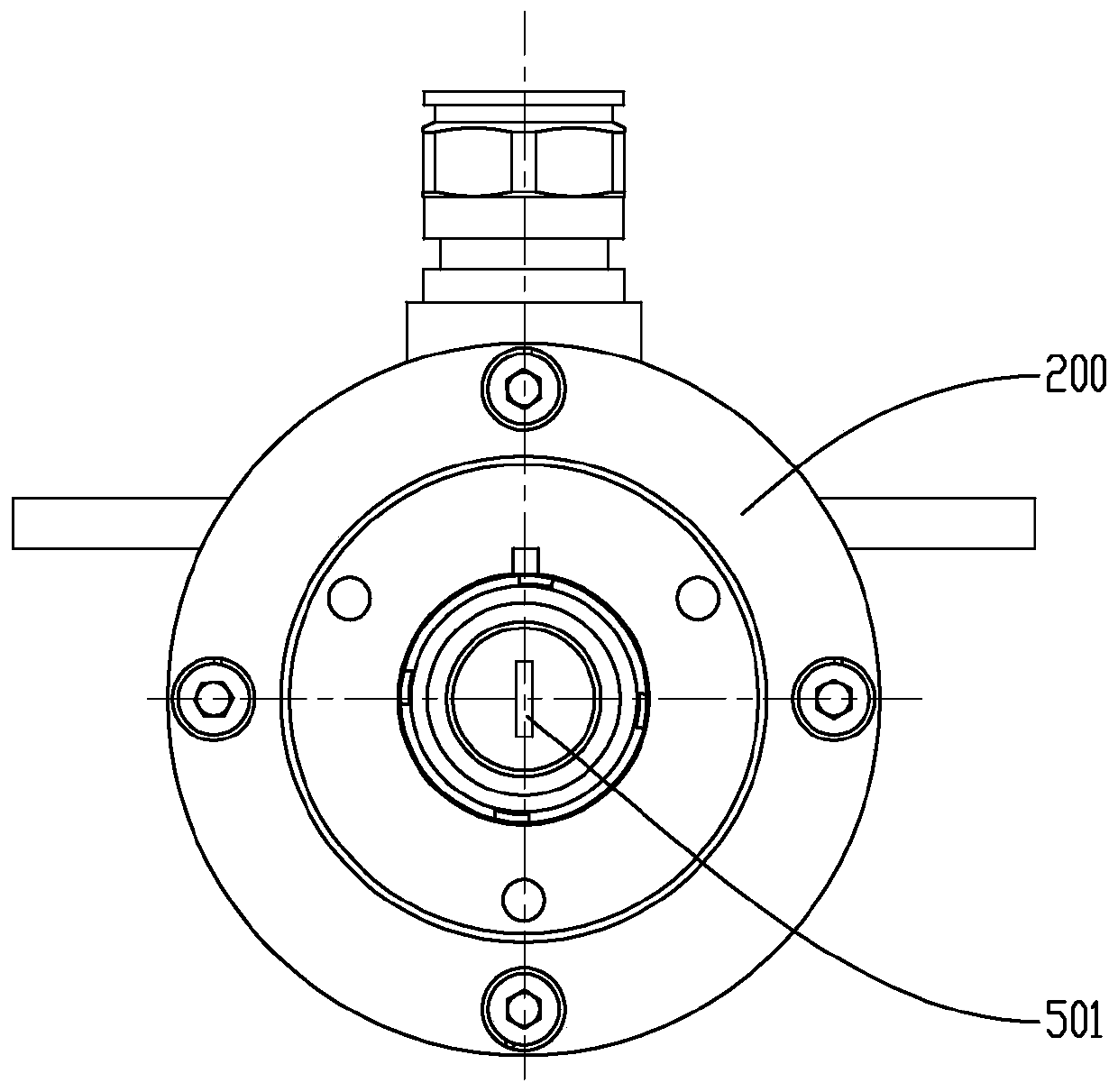 Explosion-proof starting switch