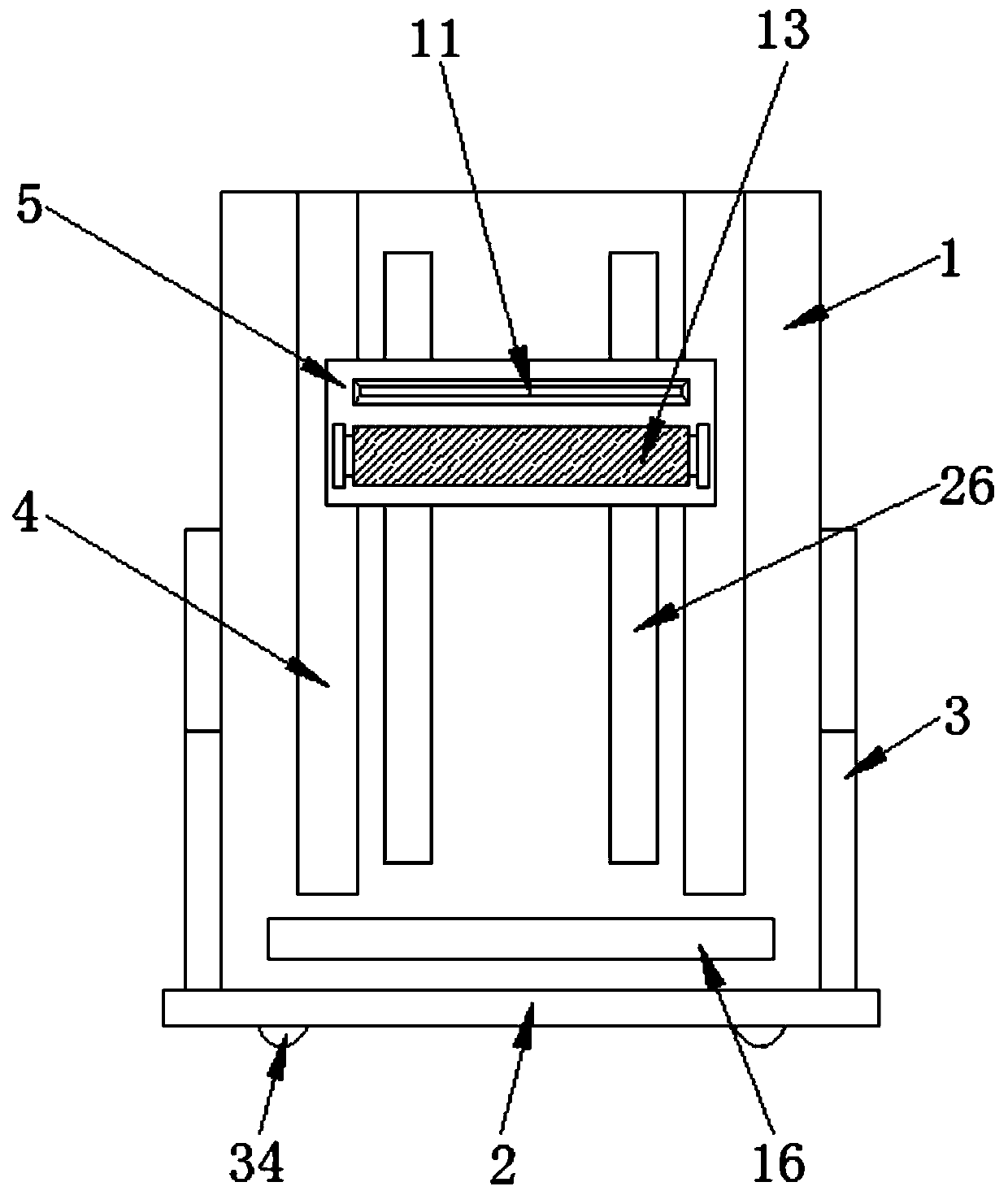 Energy-saving and environment-friendly intelligent building coating device