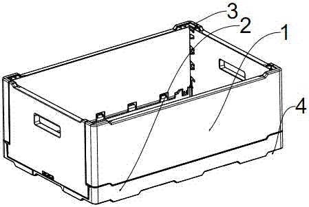 Staggered and stacked transfer box