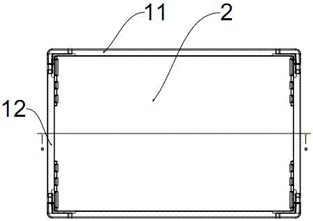 Staggered and stacked transfer box