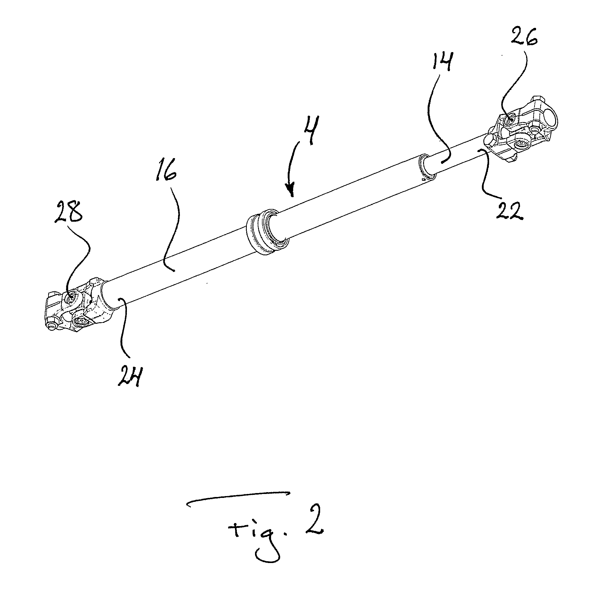 Telescopic shaft