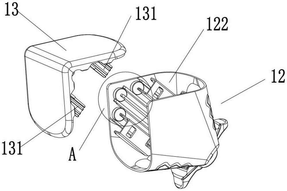 Magnetic suspension magic cube structure