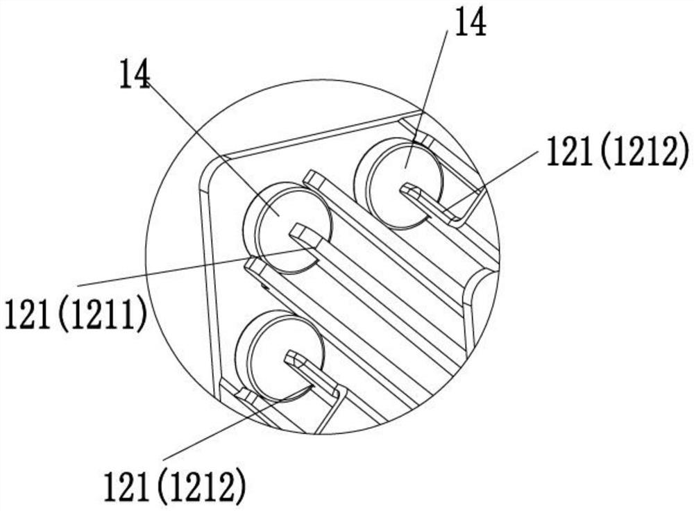 Magnetic suspension magic cube structure