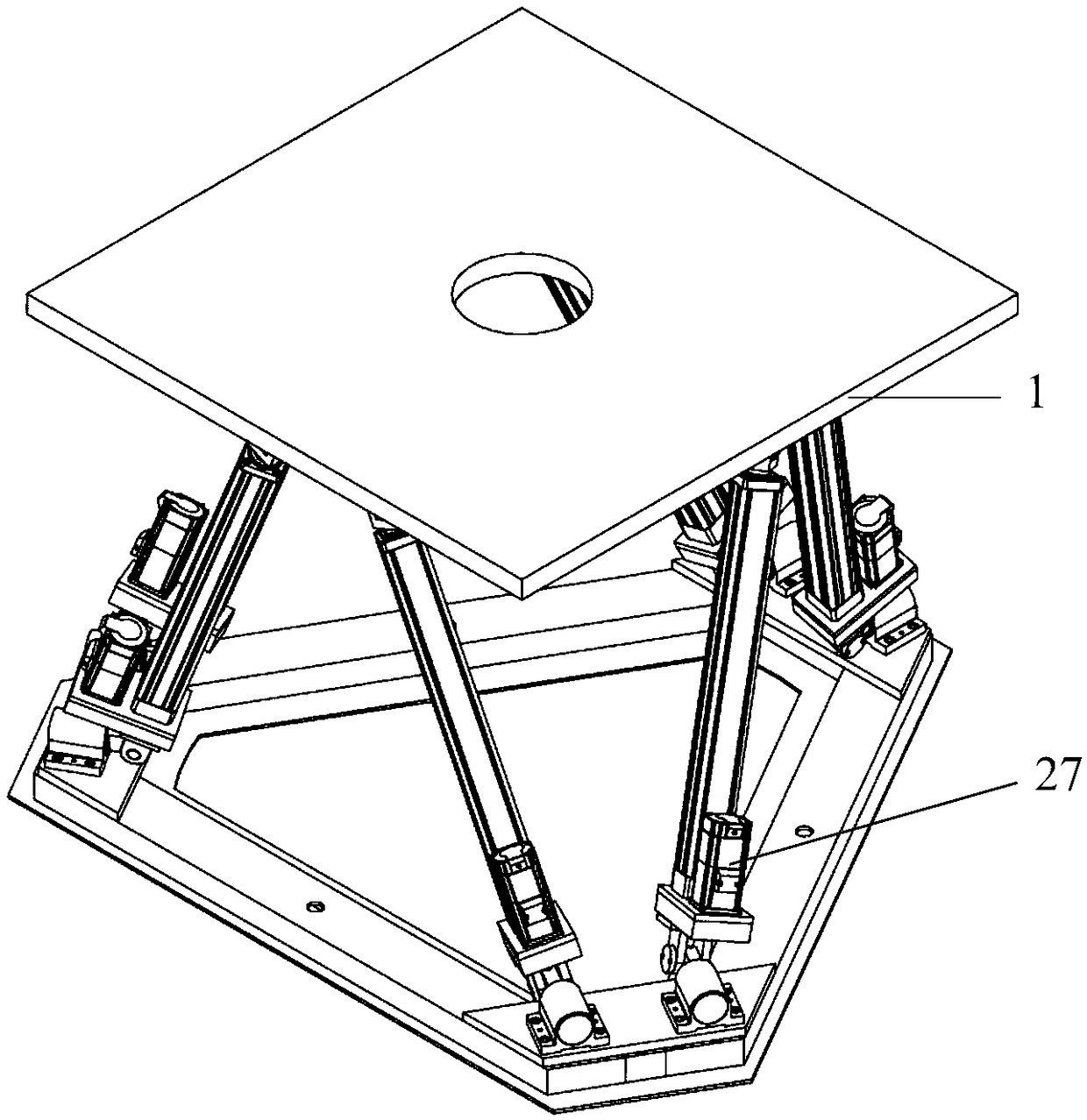 Marine riser system multi-body dynamics semi-physical simulation experiment device