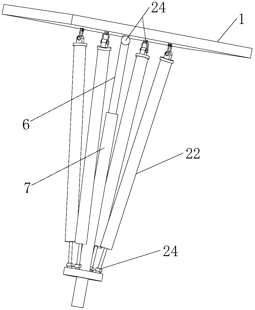 Marine riser system multi-body dynamics semi-physical simulation experiment device