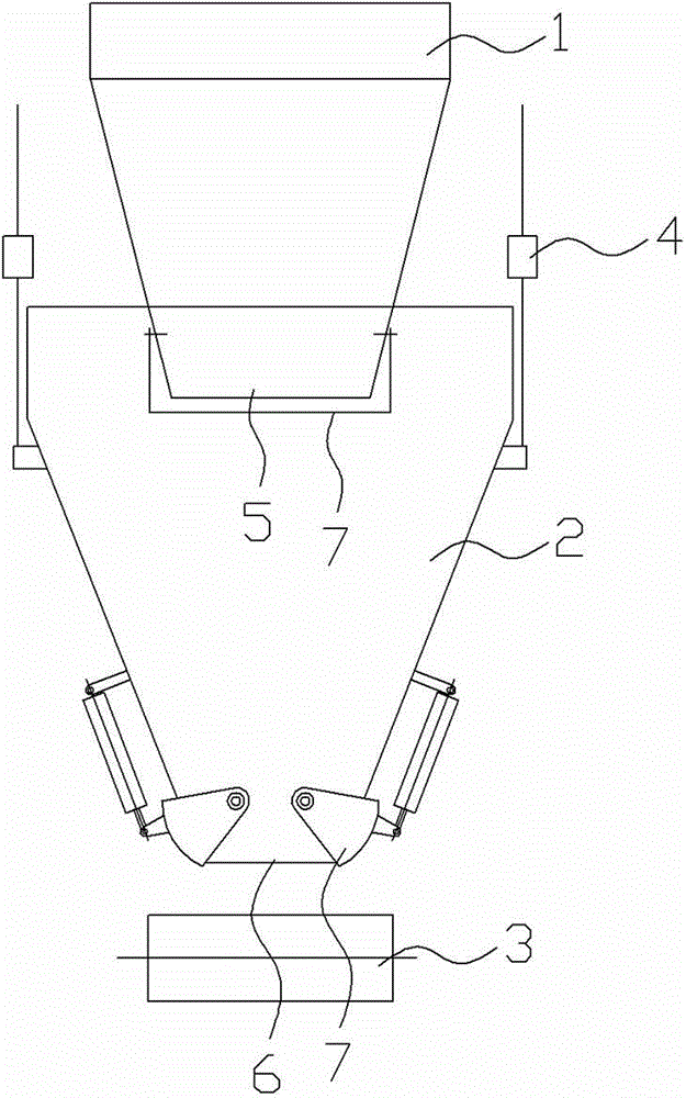 Continuous bucket type metering system