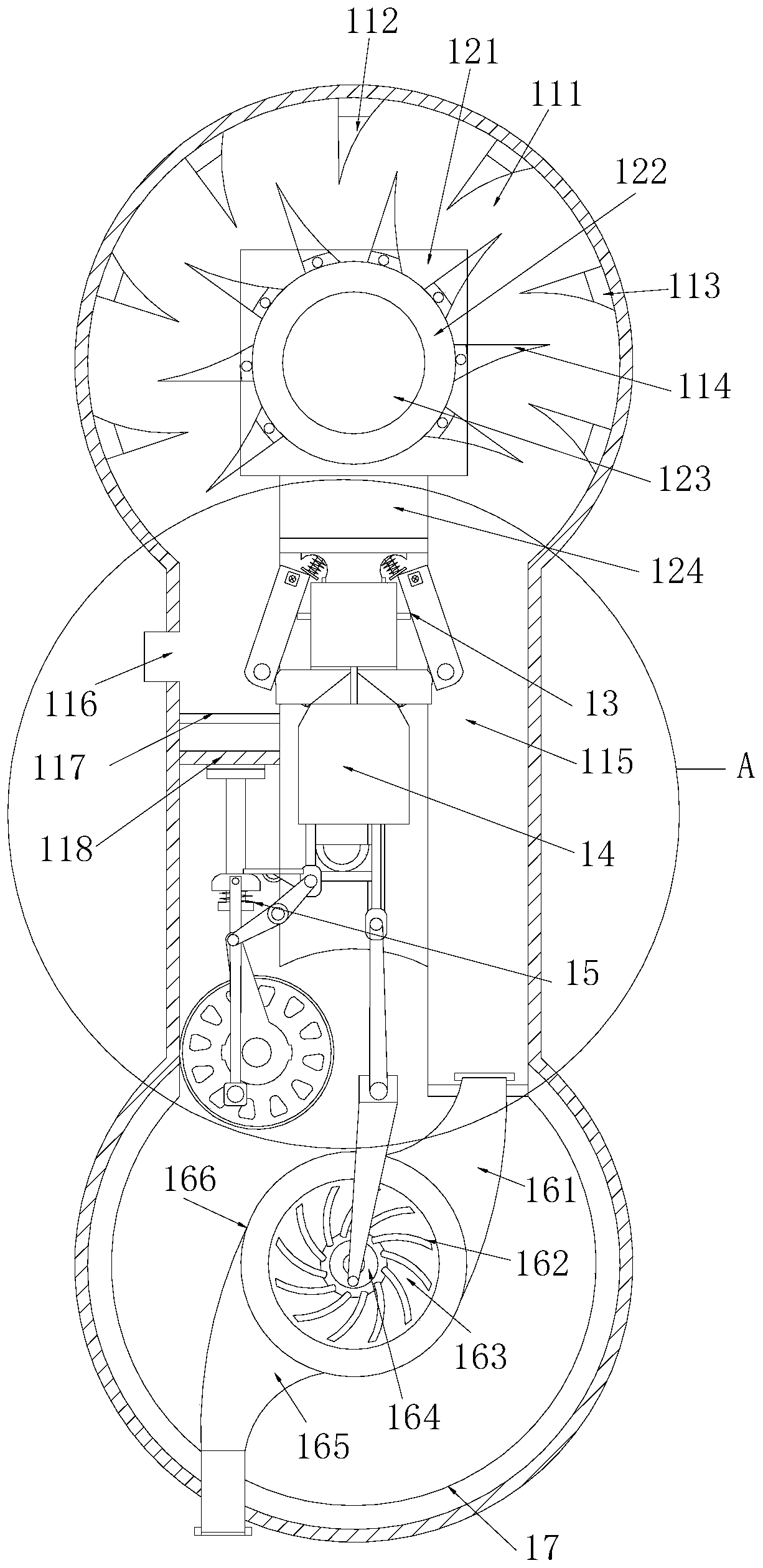 A milling machine capable of automatic cycle cooling